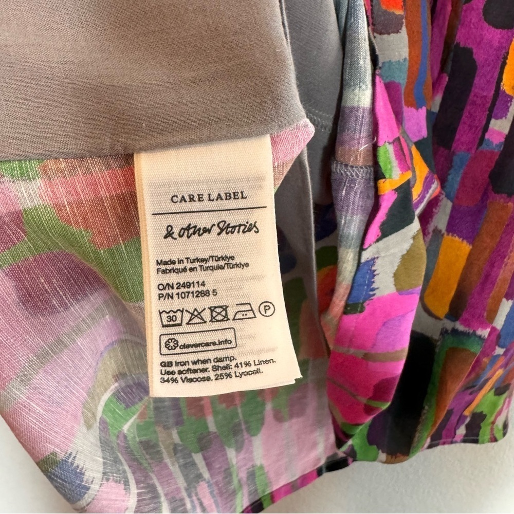 NWT & Other Stories Multicolor Strappy Dress - Picture 15 of 15